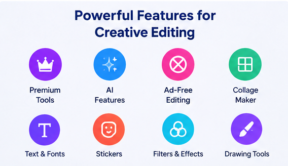 Picsart Mod APK key features for creative editing